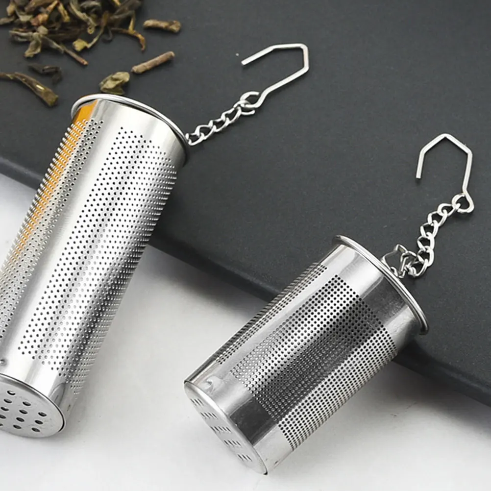 

2pcs Stainless Steel Tea Strainer Fine Mesh for Loose Leaf Spice Residue Removal Reusable Heat Resistant Kitchen