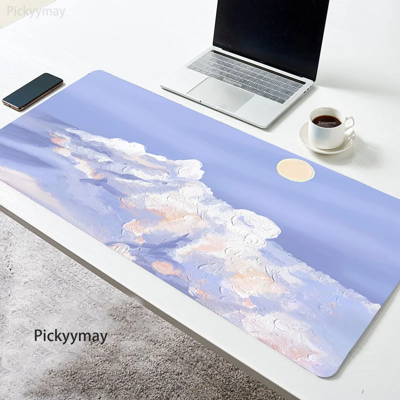 Kawaii Mousepad Computer Mouse Pad PC Mat Cute Keyboard Rugs Flower Mause Desk Office Carpet Table Mausepad Accessories Gifts