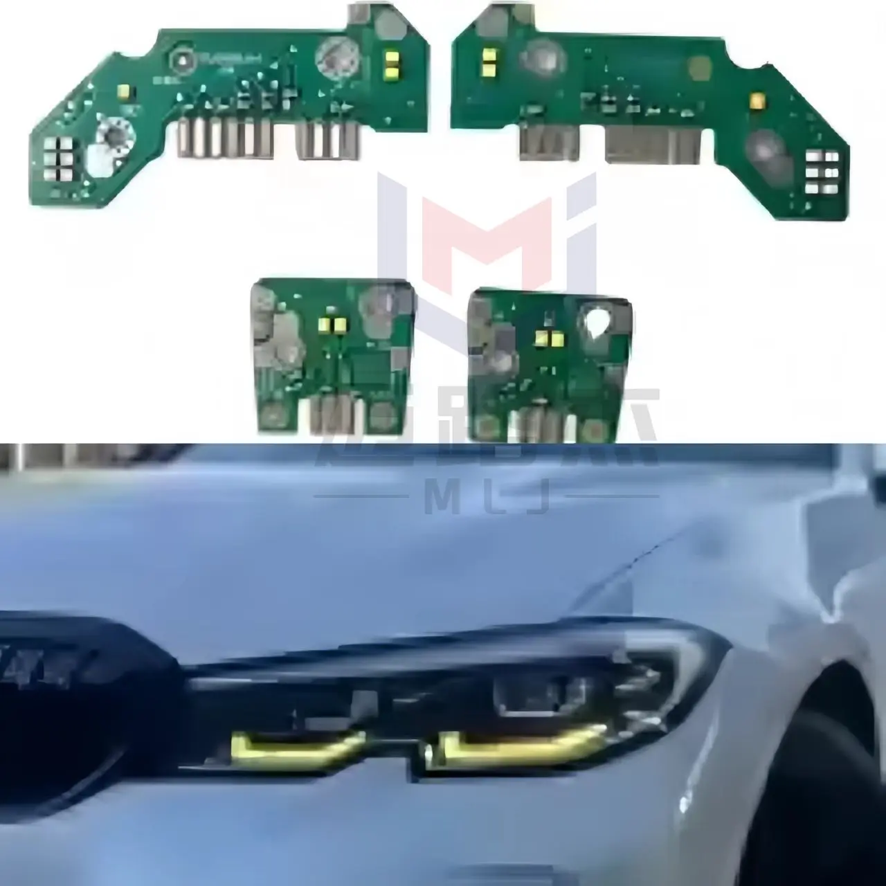 

For BMW 3 Series G20 320i 330i M340i G28 2019-2022 US Version LED Headlight Daytime Running Light Modules Yellow Angel Eye DRL