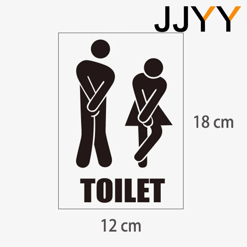 Toilet Door Stick Man Woman Wall Stickers Vinyl Decals Home Decor Art DIY Decoration Family Creative Bathroom Wall Art