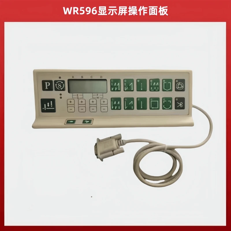 

Электронное управление Zoje Wr596 Дисплей панели управления Компьютерный контроллер блочного стежка Zj9701 Дисплей для швейной машины