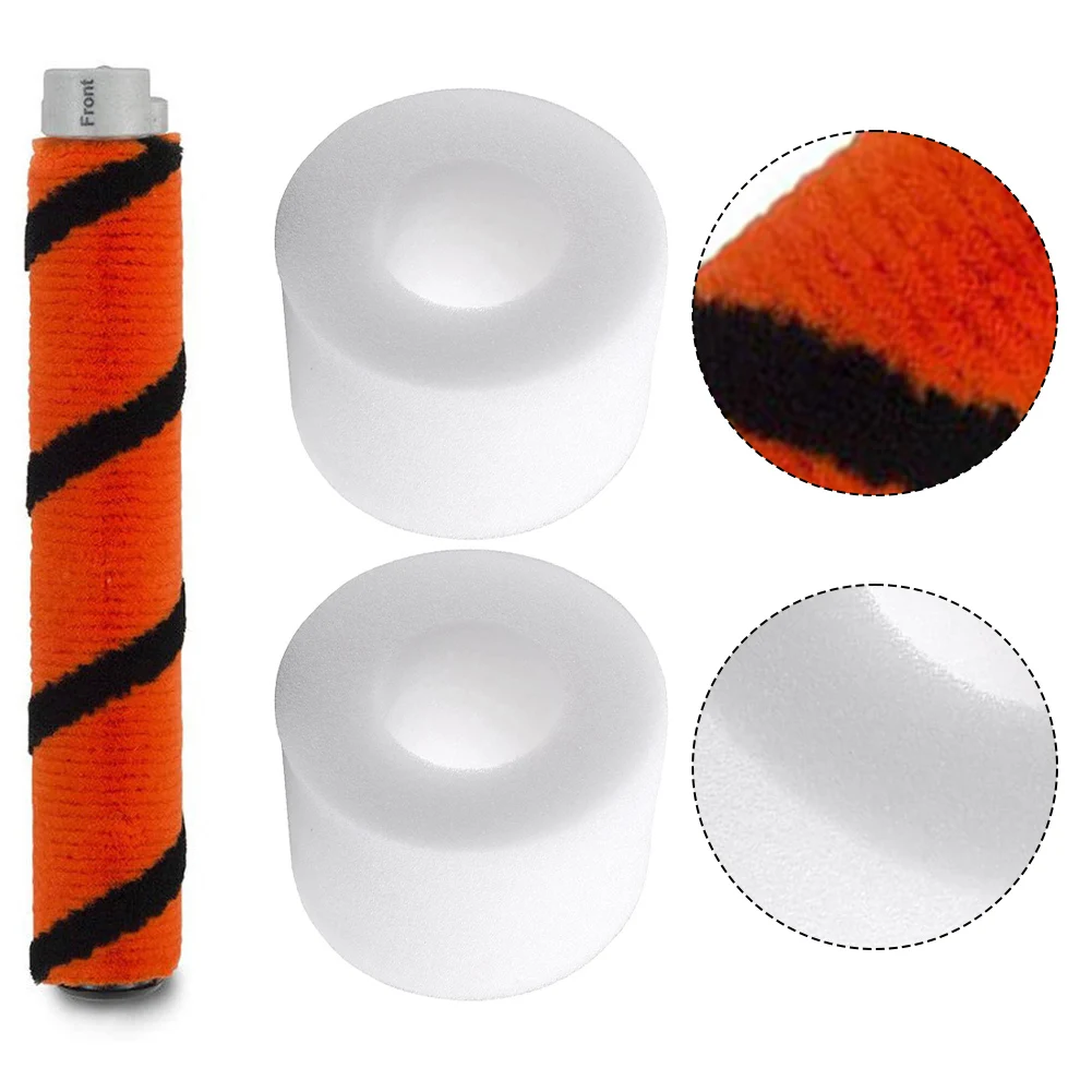 مكنسة كهربائية استبدال الملحقات ، مجموعة مرشح رغوة لالقرش IC160 ICZ160 ICZ300 ، 1 قطعة فرشاة الأسطوانة ، 2 قطعة