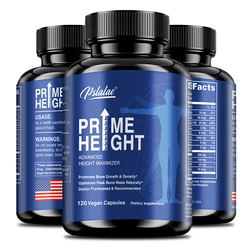 Vitamin D + Calcium and Zinc Nutritional Supplement, Natural Height Growth, Suitable for Adults and Children
