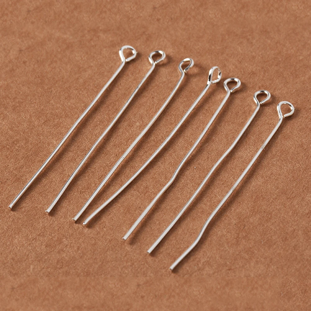 200 قطعة من دبابيس العين المفتوحة المصنوعة من الفولاذ المقاوم للصدأ قوية ومتينة لصنع المجوهرات بنفسك نتائج القلادة والسوار والأقراط