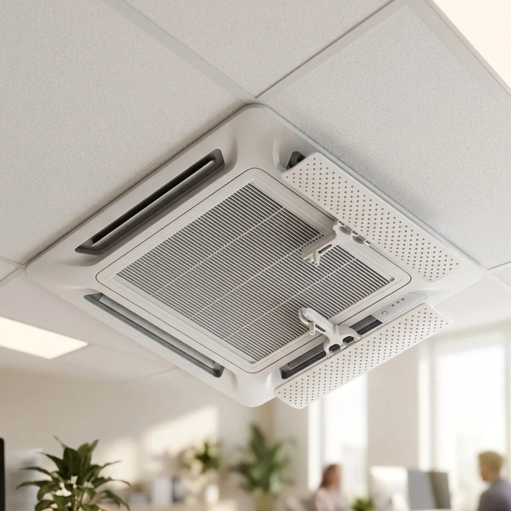 AC Outlet Baffle Compatible with Most Units - 59 15 6 cm ABS Baffle for Enhanced System Efficiency and Component Protection