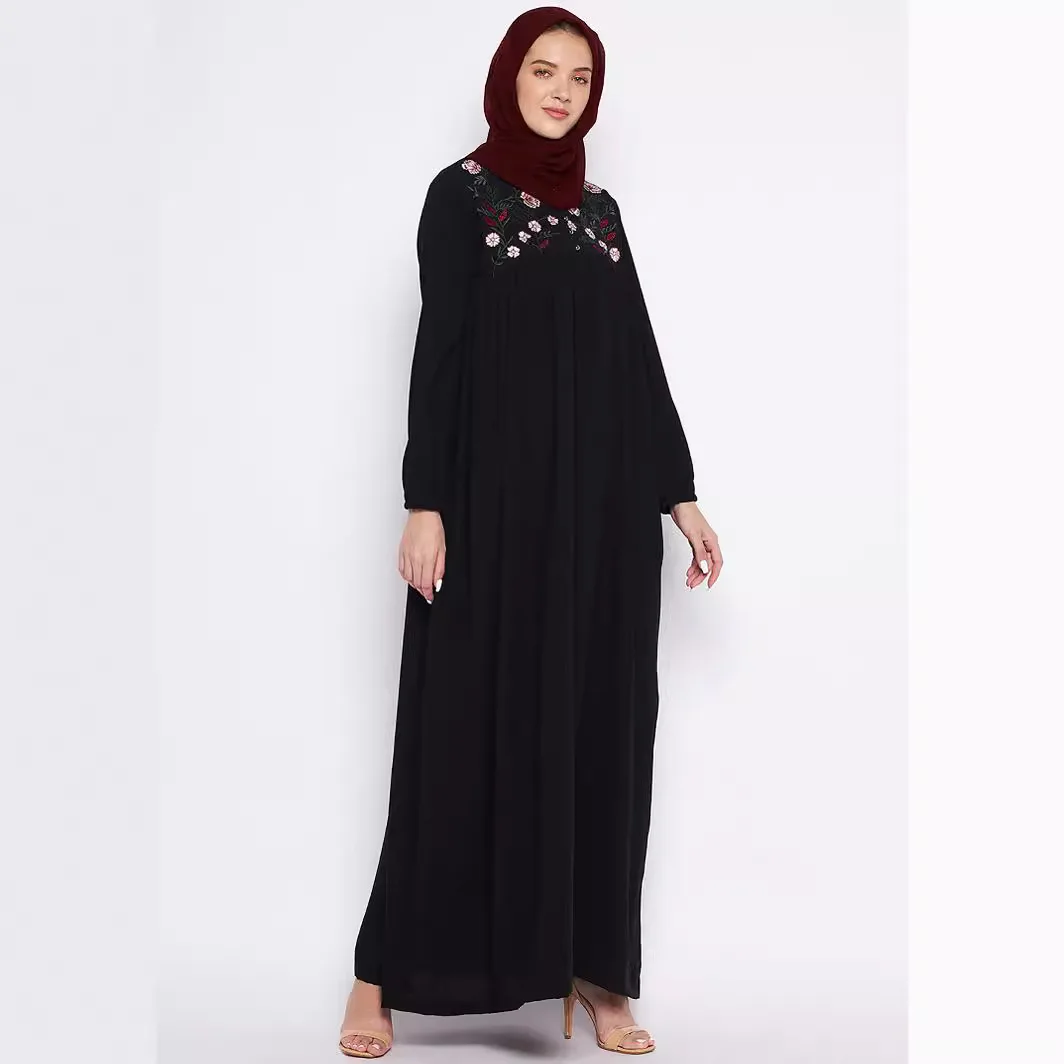 Ramadan Morocco Long Dress for Muslim Women, Luxury Fashion, Abaya, Middle East Arab Robe, Heavy Embroidery Loose Dress