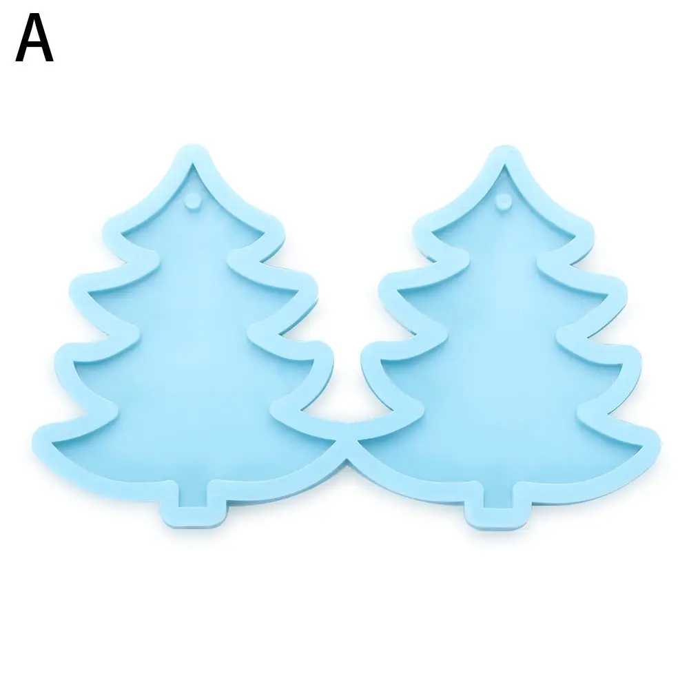 

DIY Crystal Dangle UV Epoxy Earrings Resin Mold Resin Silicone Mould Merry Christmas Molds