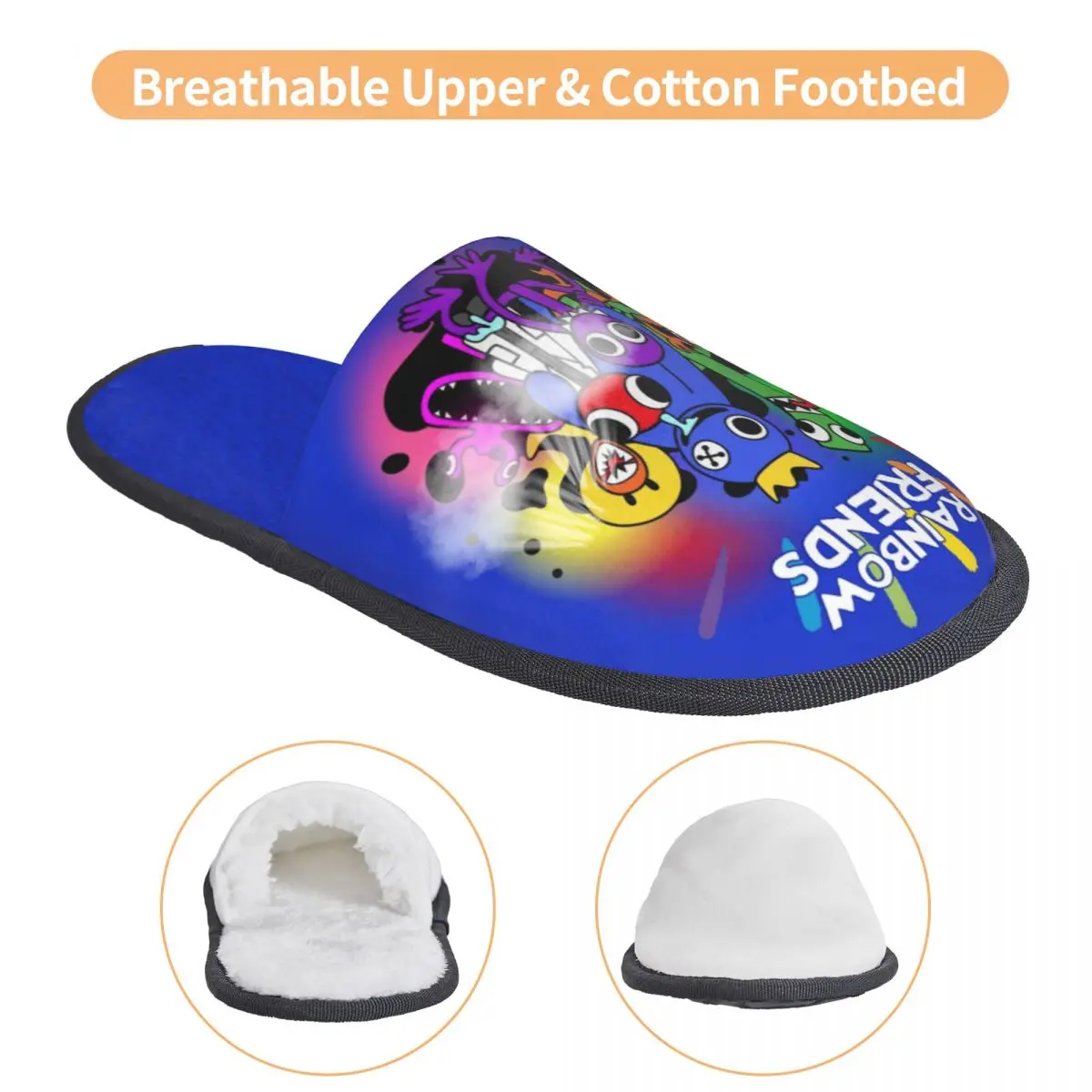 Gli amici dell\'arcobaleno personalizzati lo abbracciano le pantofole in Memory Foam da donna morbide e calde pantofole da casa per videogiochi