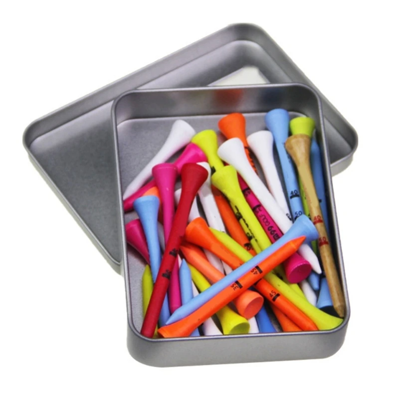 

1 Box Multicoloured Golf Tees Golf Tees with Storage Case 42/70/83mm DropShipping