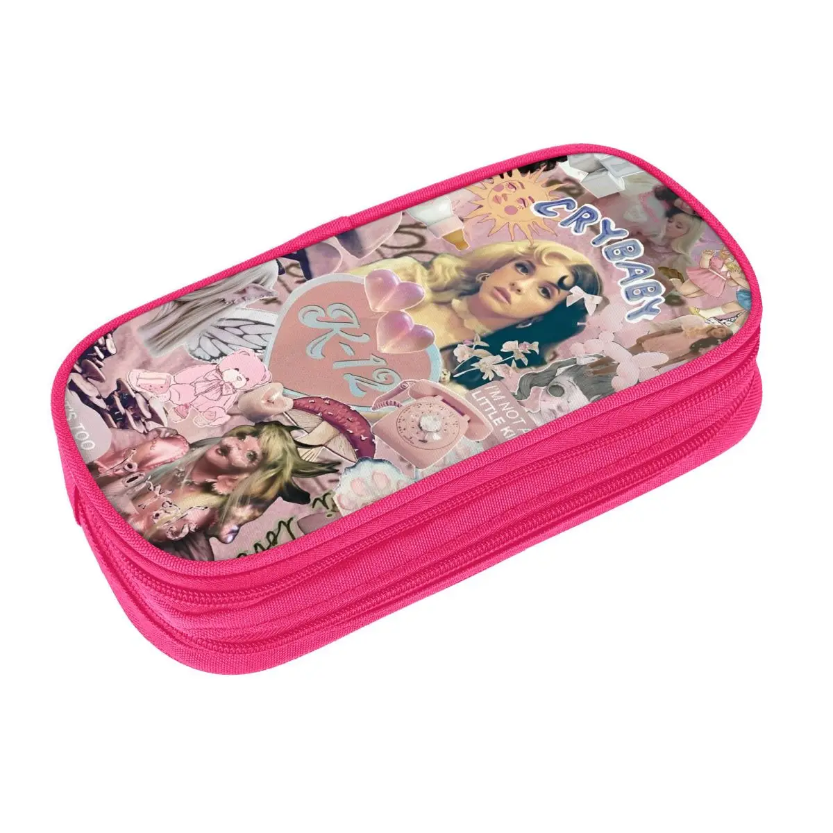 American Singer Pencil Case School Pencil Cases Melanies Martinezs Double Layer Girls Boys Cool Portable Pencil Pouch