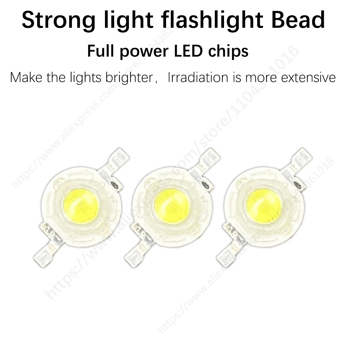 穂軸LEDミニ電球チップ,日曜大工,スポットライトとダウンライト,100-3.2 lm,1w,3w,3.6-1000 v入力,10-個