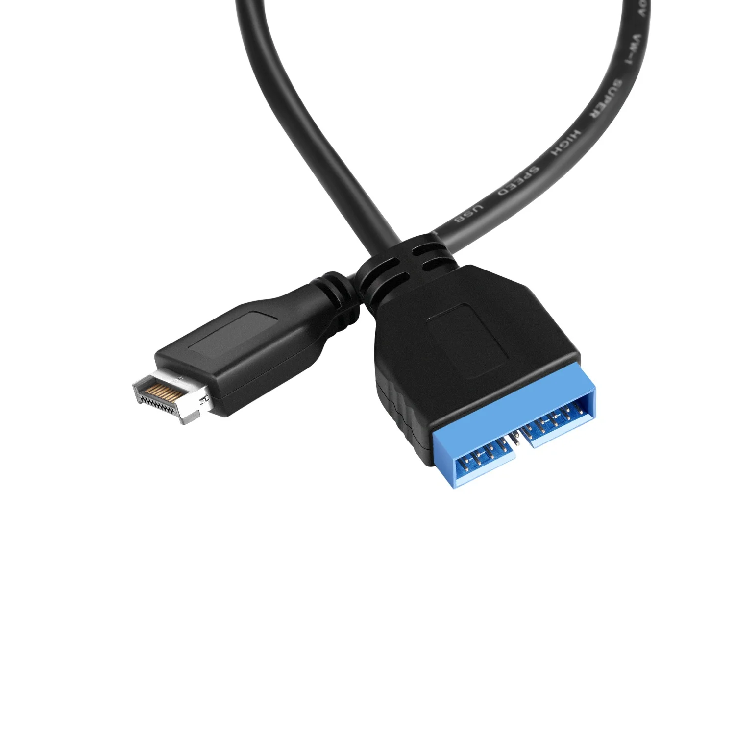Front Panel USB 3.1 Type-E Header To USB 3.0 19-Pin Male Connector Motherboard Extension Cable for Desktop Mainboard Adapter