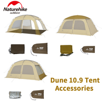 Naturehike Dune 10.9 Dome Tent Accessories Floor Mat TPU Door Top Cover Footprint Outdoor Camping Supplies Equipment Cloth Roof
