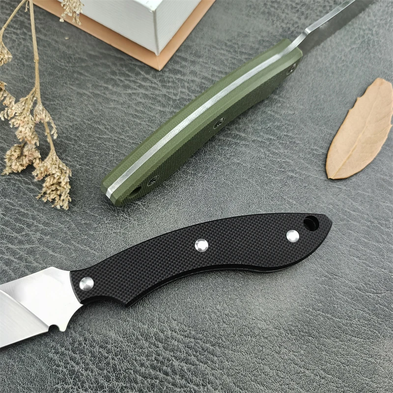 Convenient Outdoor Survival STOK Small Straight Knife Tactical Hunting Camping G10 Handle Rescue Delivery Tool Fixed Knife