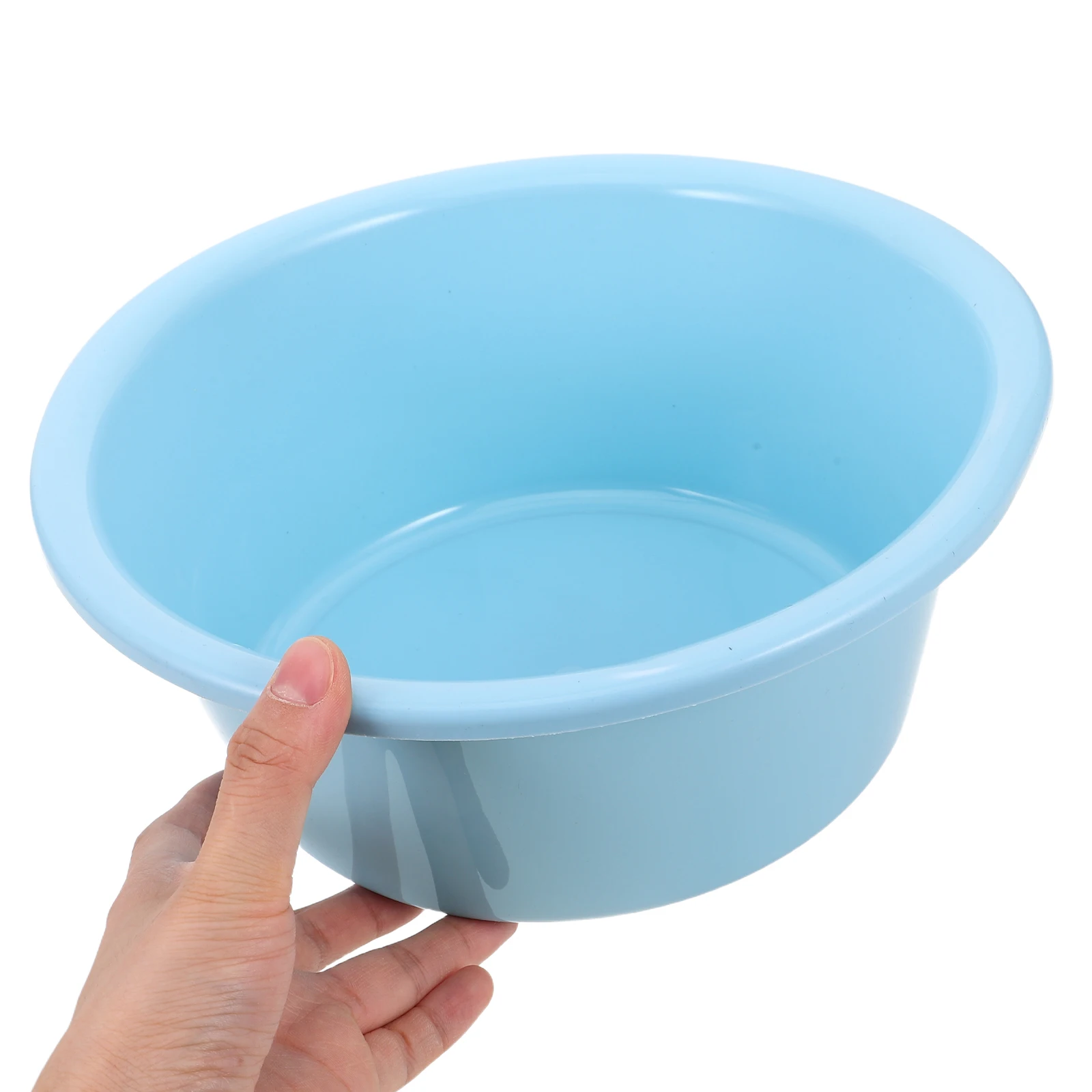 

Plastic Washbasin Thickened Large Capacity Kids Bathing Face Washing Laundry Vegetable Foot Bath Spa Reusable Compact Basin