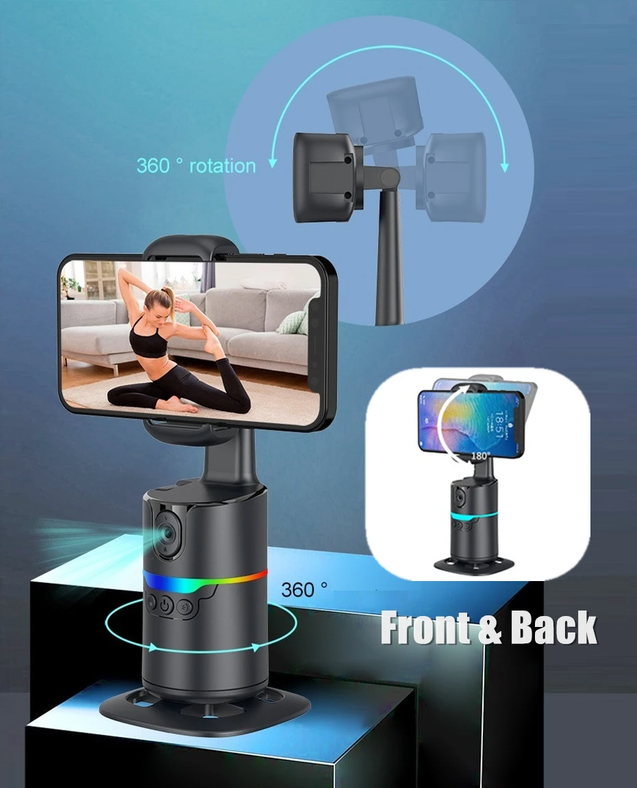 Auto Face Tracking Tripod Mobile Cellphone Gimbals Stabilizer Gesture Control Selfie Stick for iPhone Xiaomi Samsuny Vlog Video