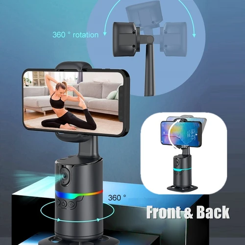 자동 얼굴 추적 삼각대, 모바일 핸드폰 짐벌 스태빌라이저, 제스처 컨트롤, 셀카봉, 아이폰, 샤오미, 삼성, 브이로그 비디오용 