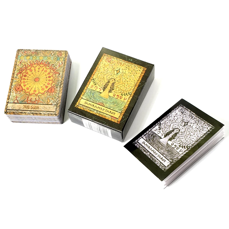 Samiramay Tarot Deck with Guide Full Deck 78 Cards For Beginners And Collectors 78 card with booklet English