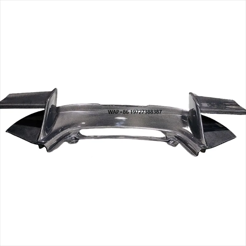 Large Tail Wing Car Kit for 488 GTB Spider Upgraded M-style Carbon Fiber Rear Spoiler Body Kit