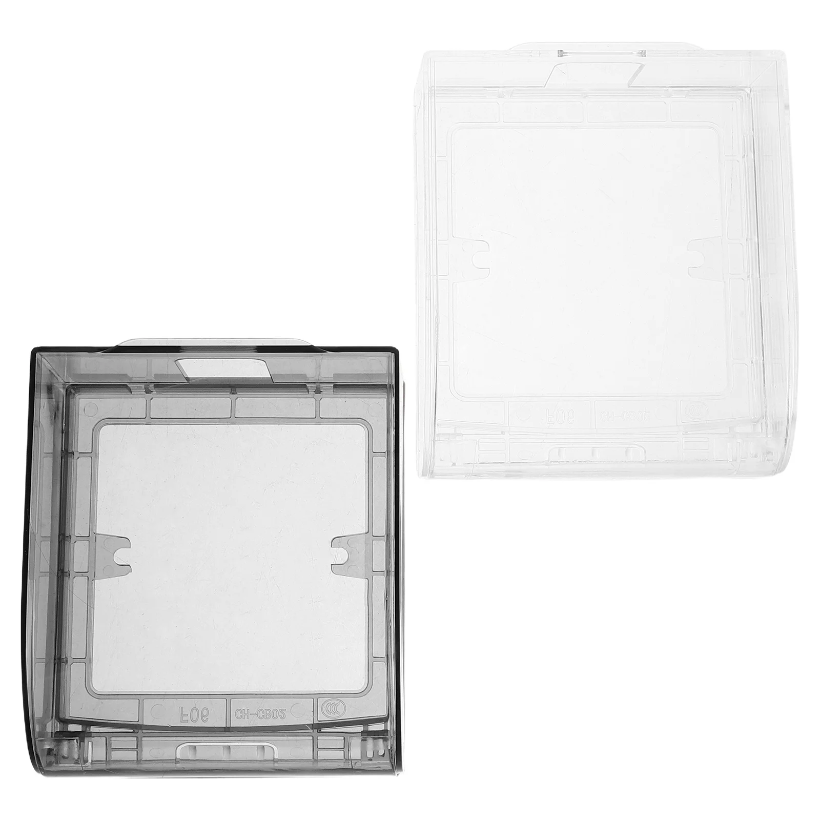 

4pcs Waterproof Box For 86 Type Socket Abs Transparent Cover Metal Electrical Outlet Protection Hidden Wall Junction Case