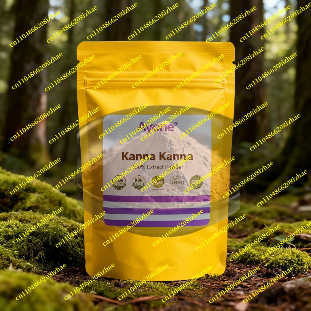 Customized Packing 50g-1000g Kanna-Kanna Extract Powder 30:1 Out Pack Aluminum Foil Bag for Global rapid transportation