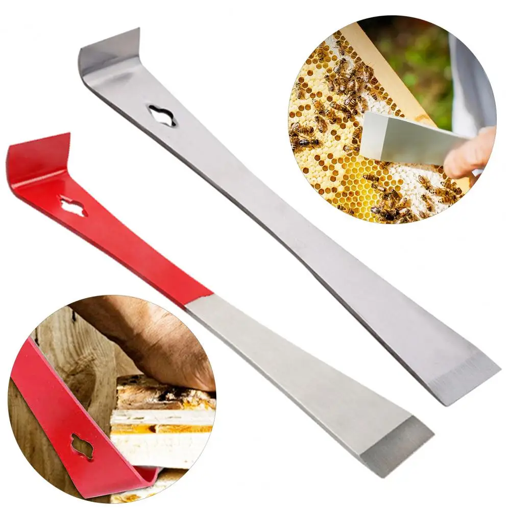 Stainless Steel Pry Bar Scraper Nail Puller Remover Tool For Pulling Prying Scraping Beehive Scraper Tool Beekeeping Equipment