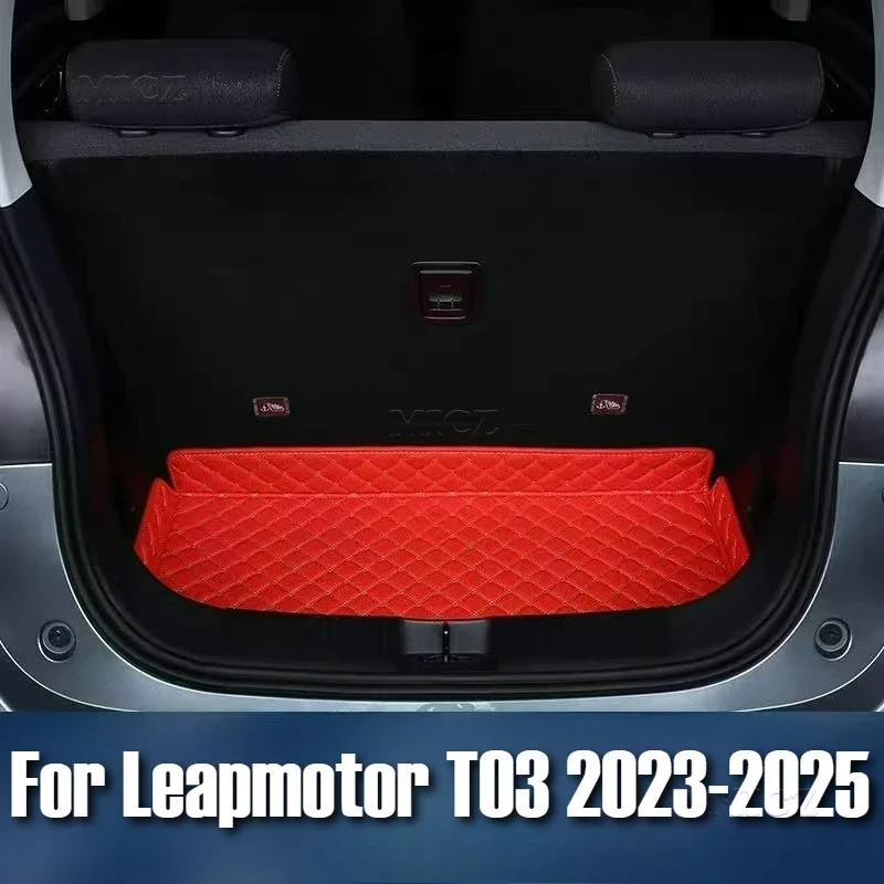 

Trunk Waterproof Tray Cargo Anti-Slip Boot Rear Floor Trunk Mat Storage Pad Car Accessories For Leapmotor T03 2023 2024 2025