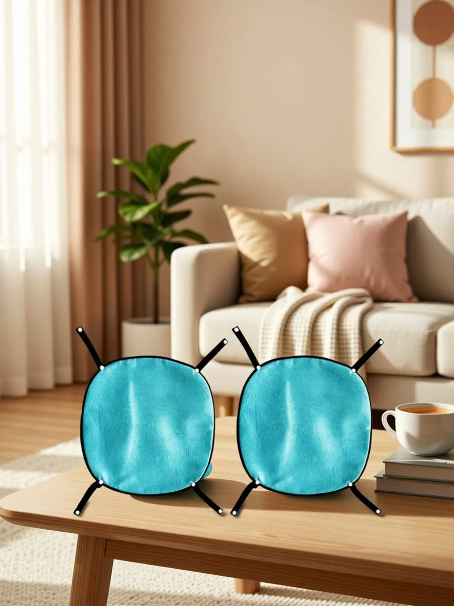 2Pcs Baby Walker Footrest Fabric Pads Soft Support Cushion Universal Fit Baby Walker Accessories Foot Pads Round Foot Pad