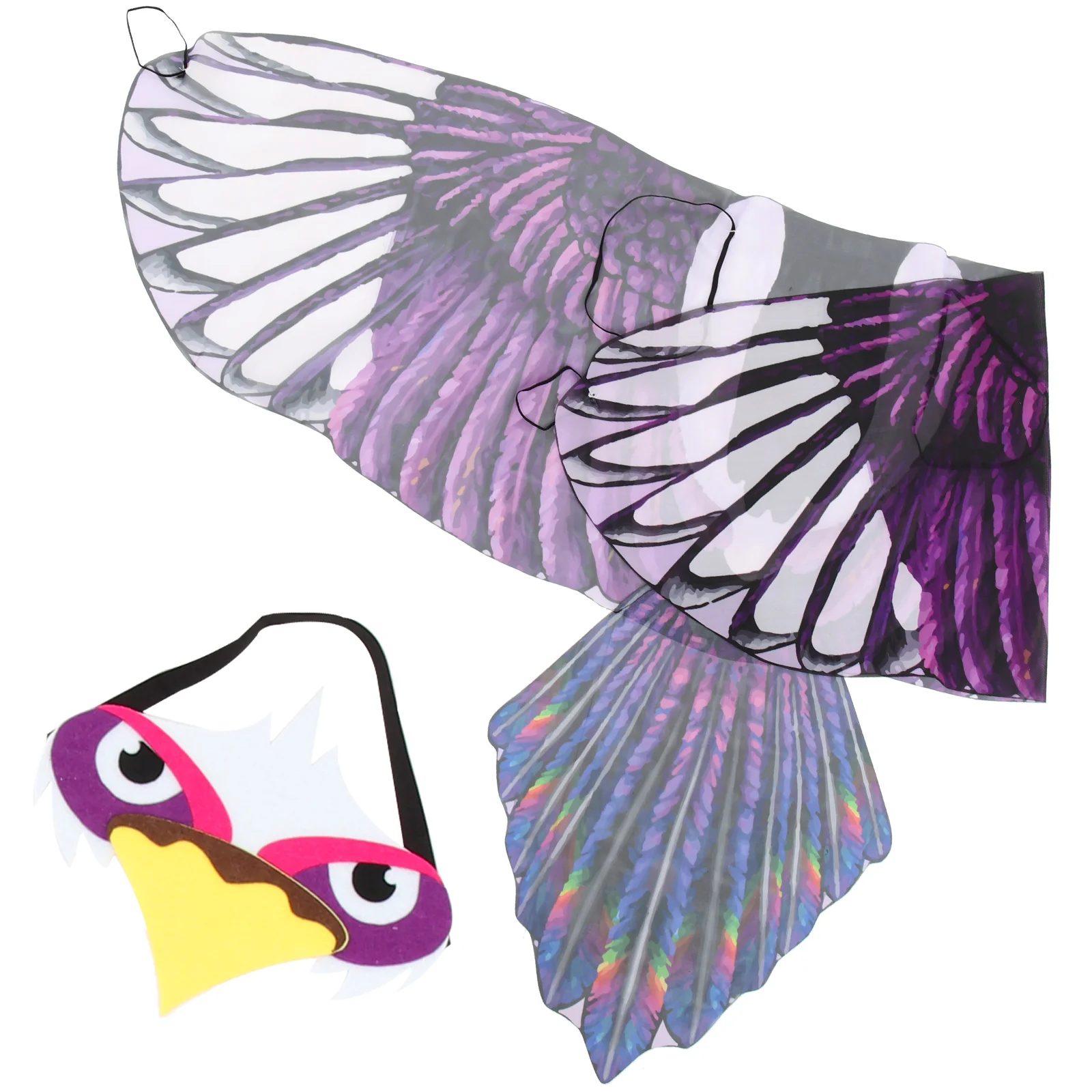 

of Kids Costume Eagle Wing Halloween Boys Girls Dress-up Wing Halloween Party Favor Eagle Wing Decoration Performance Prop