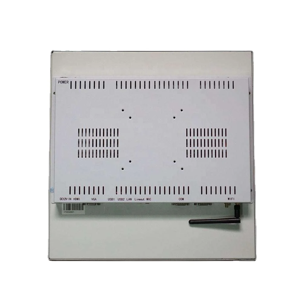 Wall Mount 15 Inch Resistive Touch Screen All In One Linux Windows J4125 Industrial Panel Pc With RFID Reader