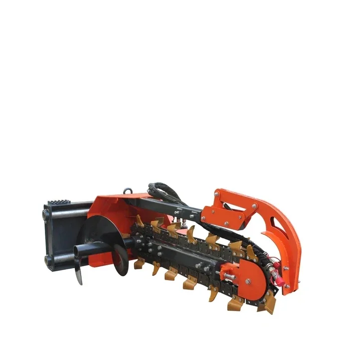 HCN 0207  skid steer loader attachment trencher implements for bobcats attachment