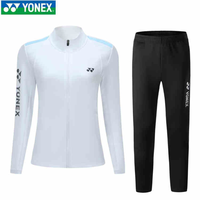 YONEX 2024 New Breathable Quick Drying Shorts Badminton Wear Sport Coat Top Trench Coat Trousers Running Wear Academy Jacket