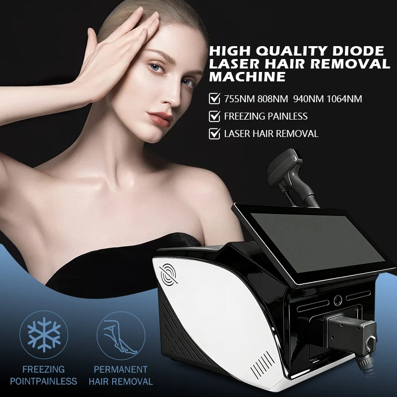 

Профессиональный диодный лазер Soprano 4000 Вт для удаления волос, 4 длины волны (755, 940, 1064, 808 нм), с сертификатом CE, александритовый аппарат для перманентного удаления волос, модель 2026