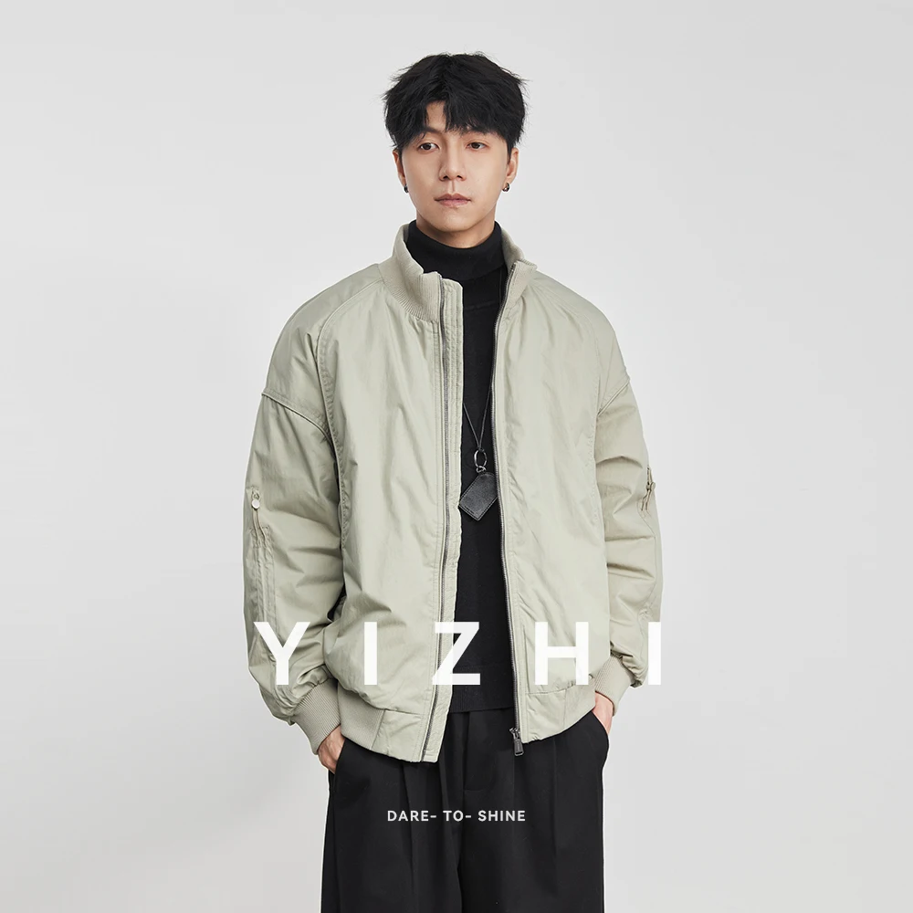 الأمريكية الرجعية الوقوف طوق الرجال أسفل سترة 2025 شتاء جديد الأبيض بطة أسفل الدافئة معطف عصري سترة الرجال بلايز