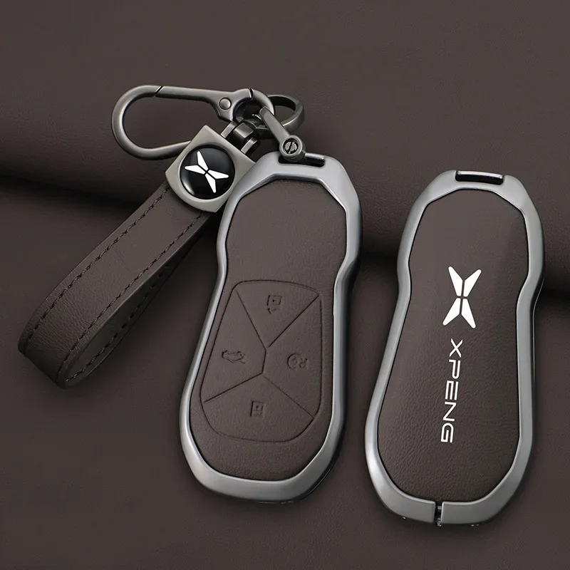 

Zinc Alloy Car Key Case Cover For Xiaopeng xpeng p7 p7i p5 g3 g3i g9 g6 22-23 Key Housing Package Car Accessories