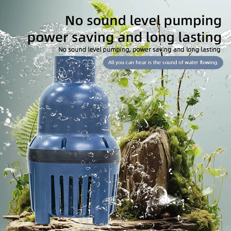 Submersible Aquarium Water Pump 220-240V Anti-Clog Intake Strainer Filter Fish Tank Circulation Pump Koi Pond Desktop