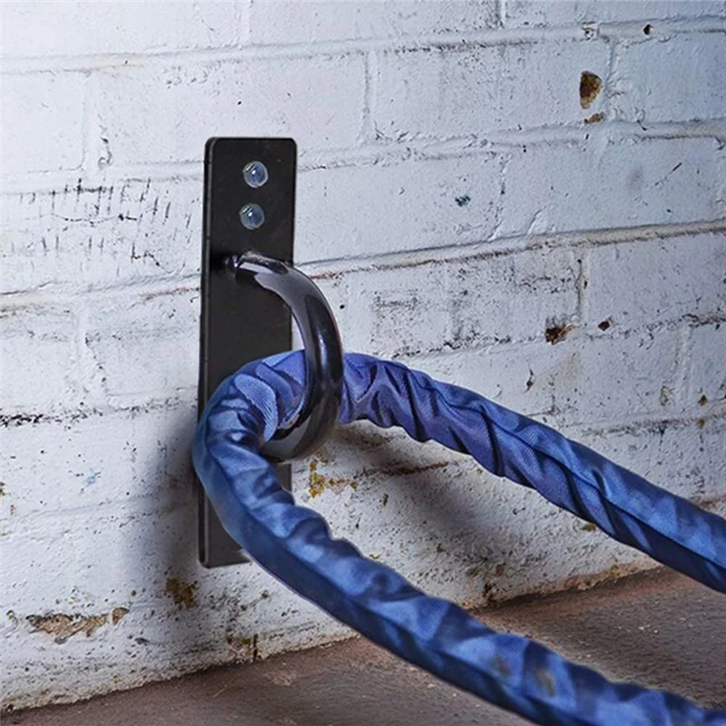 A09G-배틀 로프 앵커 스테이크 키트 벽 마운트 브래킷 금속 근력 훈련 체육관 해먹 서스펜션 스트랩 요가