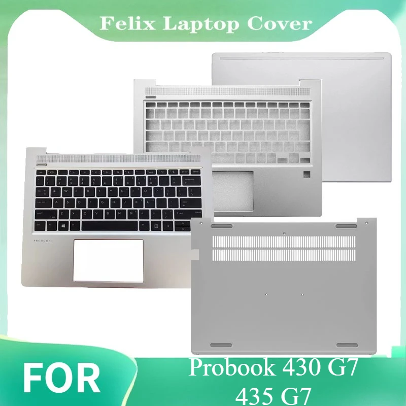 

For Probook 430 G7 435 G7 New Laptop LCD Back Cover Top Case Front Bezel Bottom Base Cover Silve