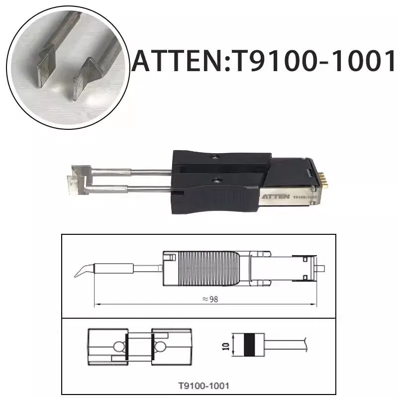 ATTEN ST-1509 9150 N9100 testa del saldatore speciale nucleo riscaldante integrato T9100 per stazione dissaldante per pinzette di saldatura