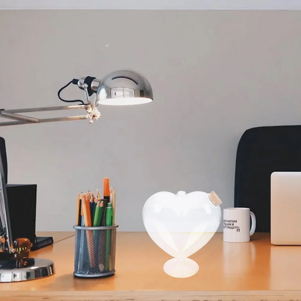 

Glass Wishing Bottle Transparent Small Lightweight With Cork Stopper For Diy Origami Star Storage Craft Jar Decorative