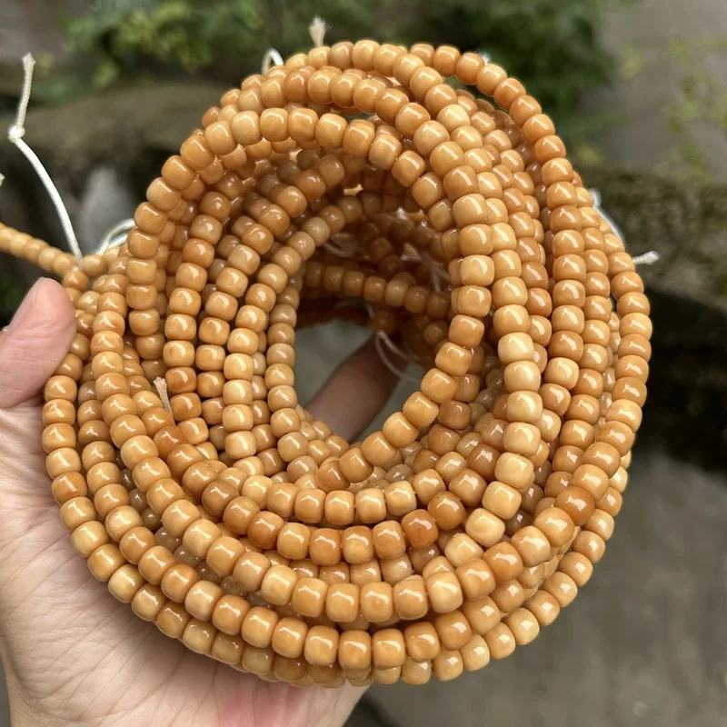 *6Mm Semi-Pearlized, Keyhole-, Dragon Ridge-, Old-Style , 108 Beads Men And Women