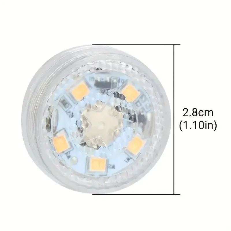 Car Mini LedTouch Switch Light CarUniversal LED Touch Sensor Book Lights Round Emergency Lamps Car Interior Light Mini Ambient L
