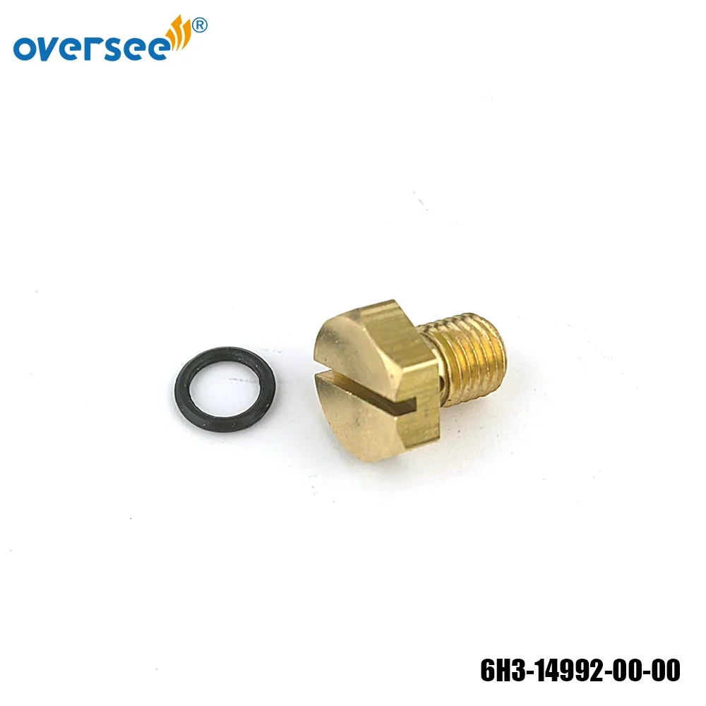 6H3-14992 SCREW DRAIN For Yamaha 2T 40/50/60/75/90P CV40 Outboard Engine 6H3-14992-00-00