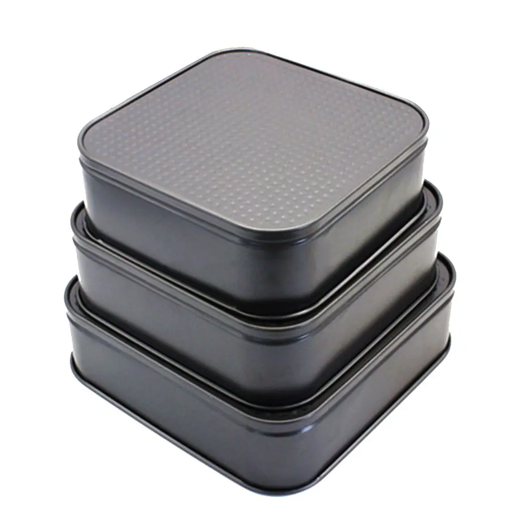 8/9/10 Inch Square Cake Mold Non Stick Slipknot Removable Base Home Cake Mold Baking Pan Tray DIY Tools