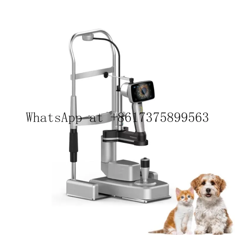 Digital Portable Veterinary Slit Microscope Professional Optical Device for Clinical Animal Eye Examination