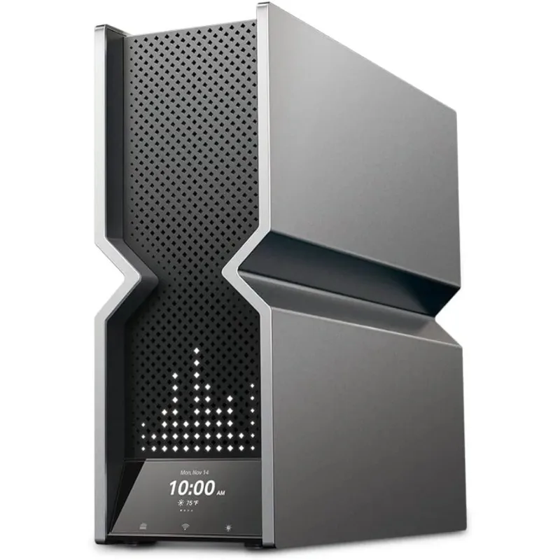 شائع مع منافذ إيثرنت مزدوجة 10 جيجابت في الثانية وشاشة تعمل باللمس LED، و12 هوائيًا عالي الأداء، ودعم VPN.