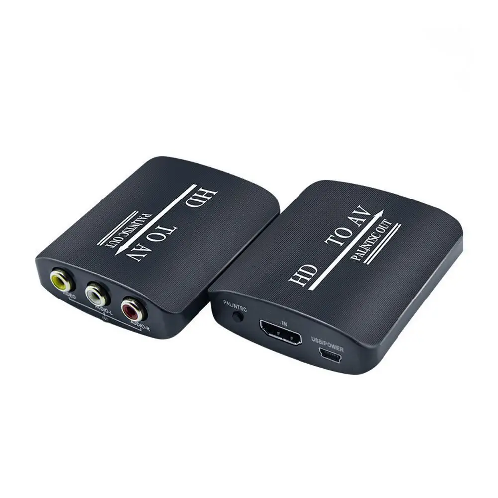 HDMI To AV Converter 1080P Resolution Mini Adapter One-way Conversion For Blu-ray DVD Player Older TV Projector