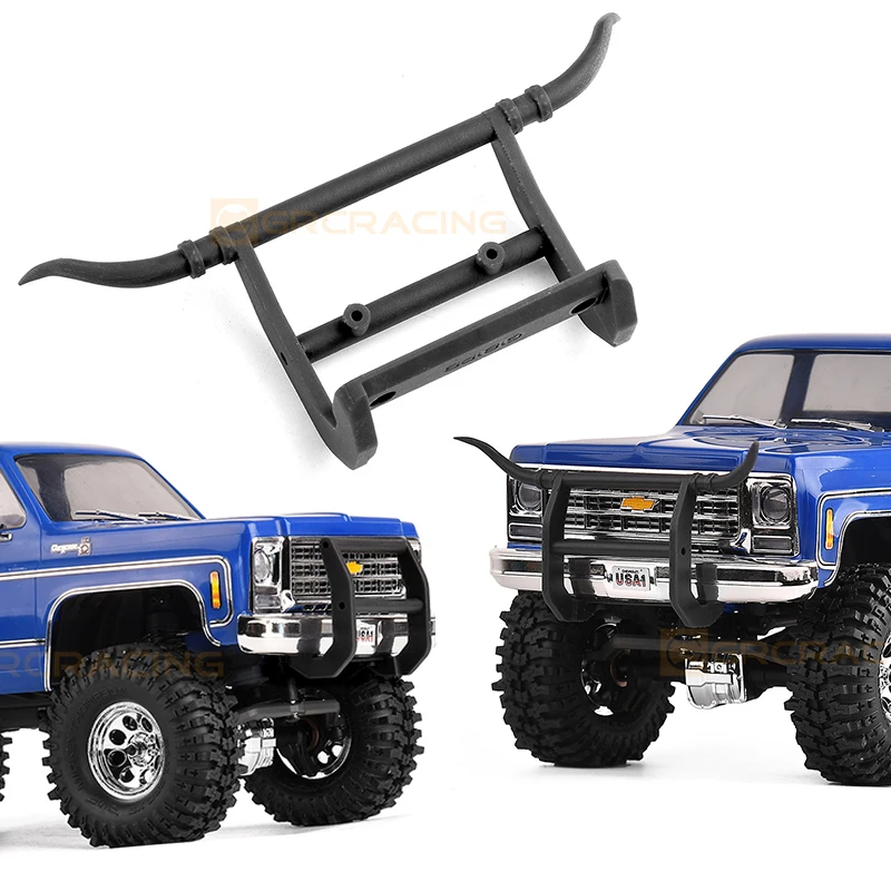 

TRX4M Simulation Front Bumper Cattle Pen Modification Car Shell Accessories for 1/18 RC Crawler TRX4-M Chevrolet K10 Diy Parts