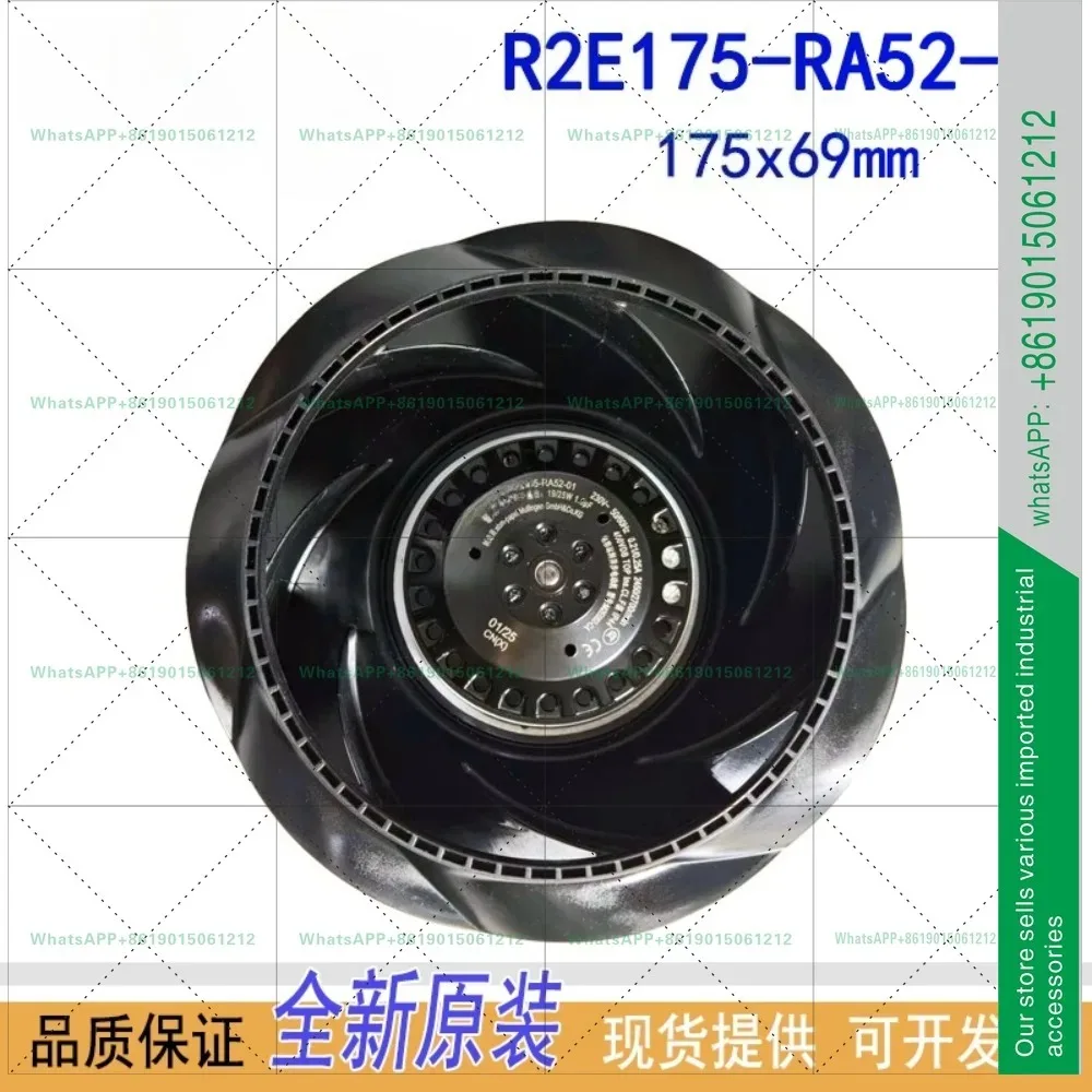 R2E175-RA52-01 New Original Genuine 175/230V Turbo Centrifugal Fan Imported from Germany