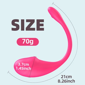 Ovo Vibratório Wearable para Adultos, Brinquedos Eróticos, Estimulador do Clitóris, Massageador Vagina, Amor Vibratório, Vibrador Ponto G, Vibrador De Calcinha 8 principais vendas orgasmo com vibrador - №7
